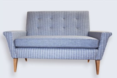 1960's Style Sofa Textured Weave